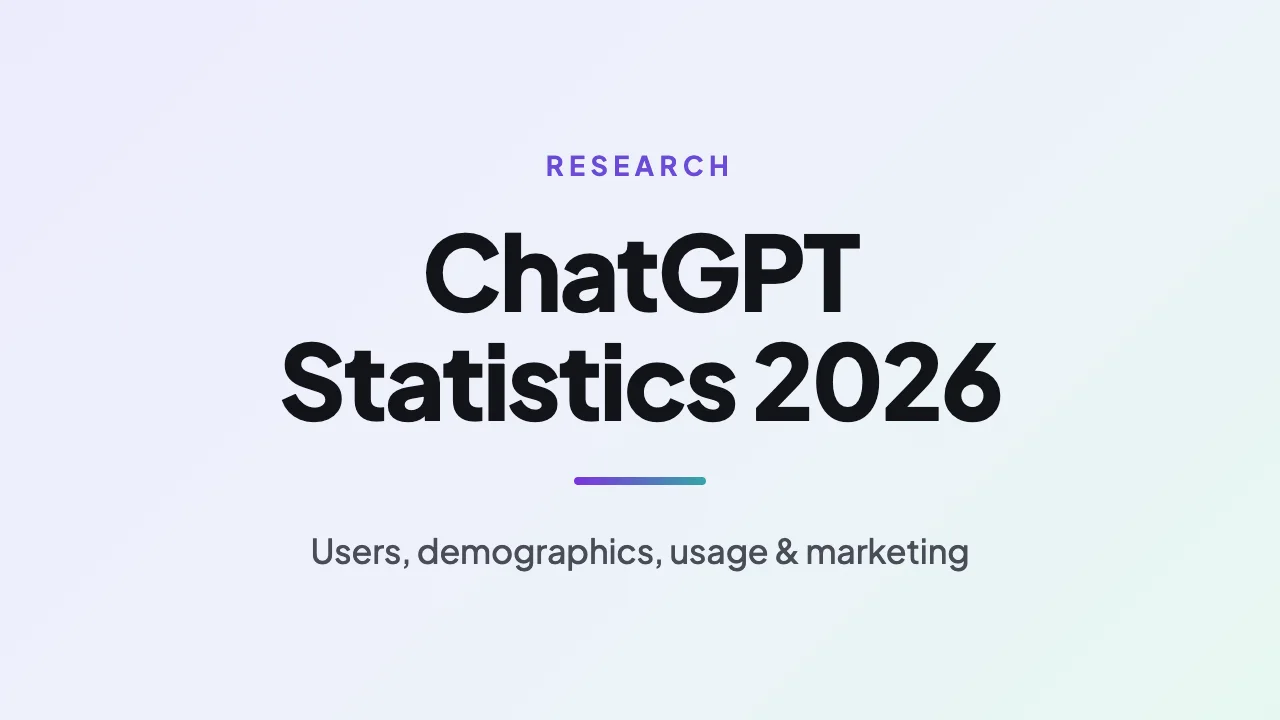 ChatGPT statistics 2026: users, demographics, usage and marketing