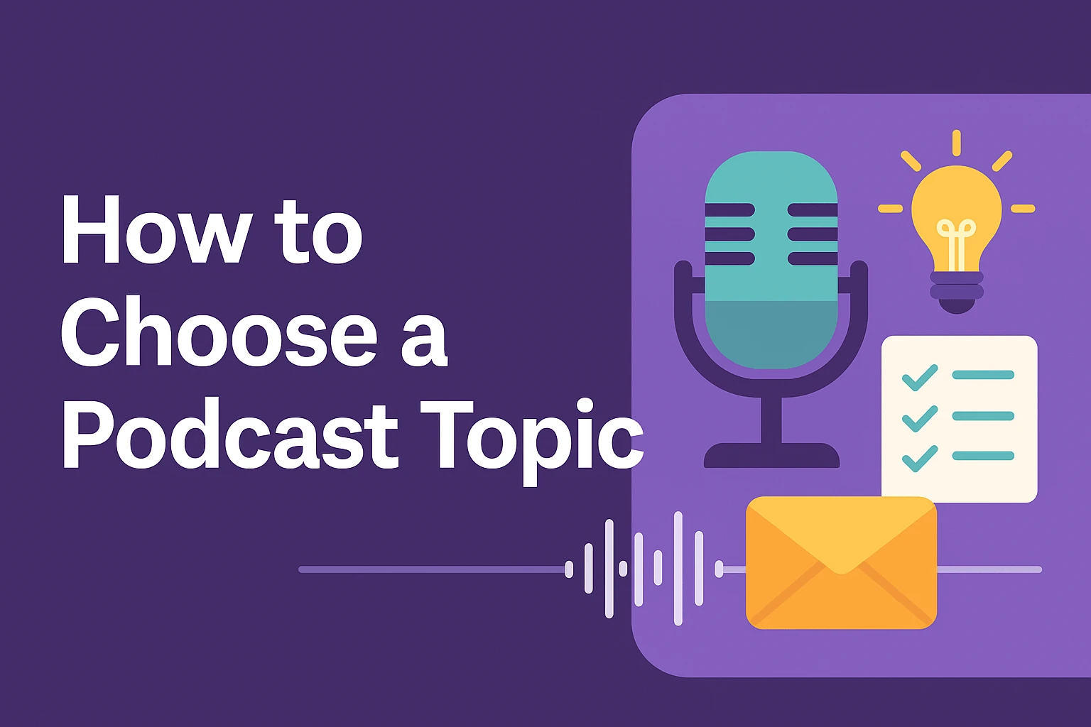 How to Choose a Podcast Topic
